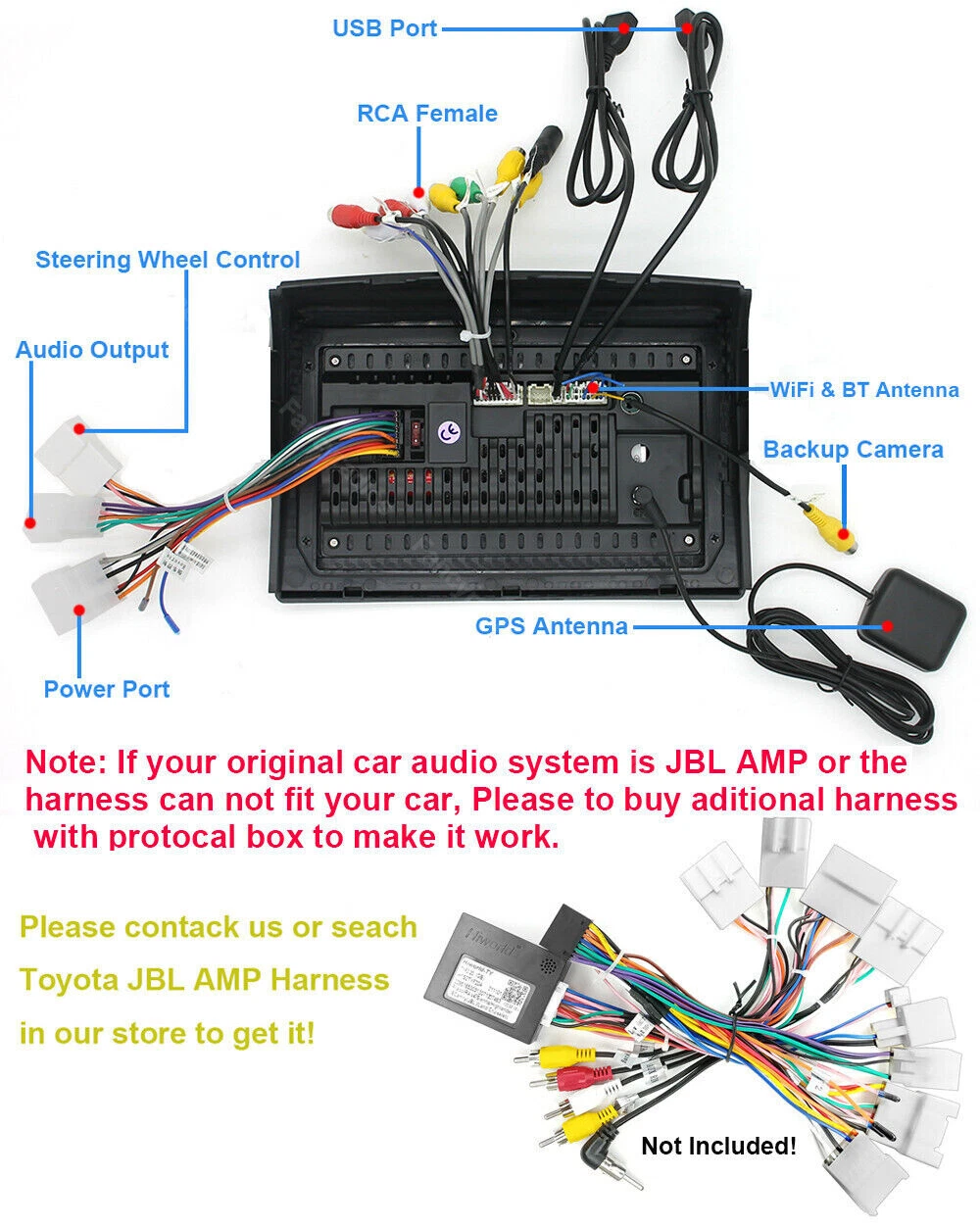 Android 13.0 Apple Carplay Car Radio Stereo GPS WIFI For Toyota Tacoma 2005-2013 Android 13.0 Apple Carplay Car Radio Stereo GPS WIFI For Toyota Tacoma 2005-2013