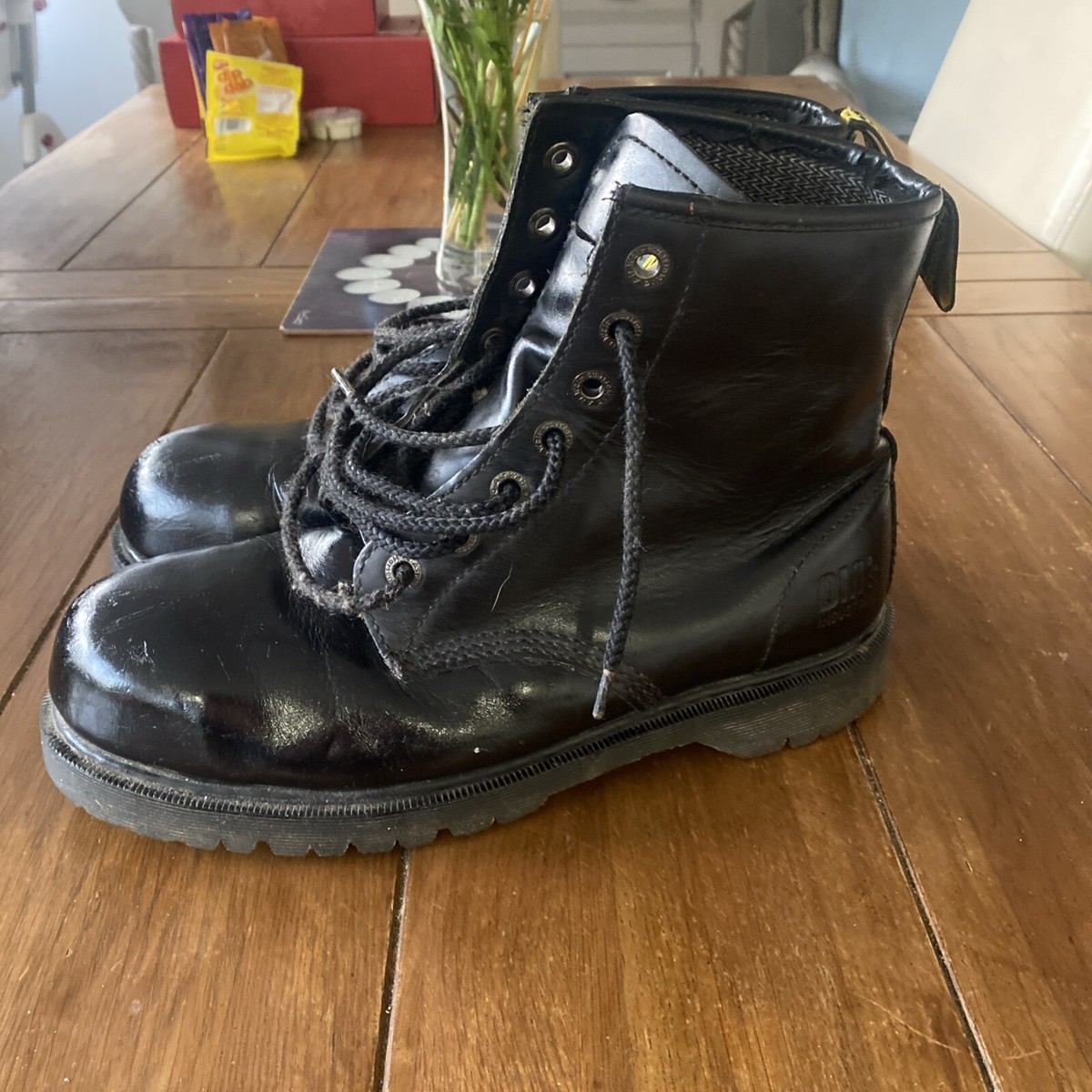 Dr Martens Airwair Safety Boots Size 10 UK Steel Toes