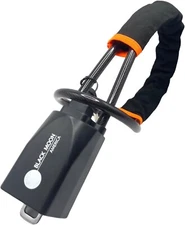 Black Moon Anti-Theft Steering Wheel Lock Seat Belt Car Truck SUV RV