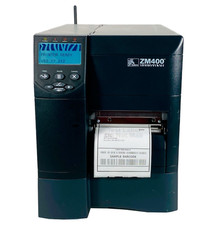 WIRELESS Zebra ZM400 Thermal Transfer Label Printer WiFi LAN USB Serial Parallel