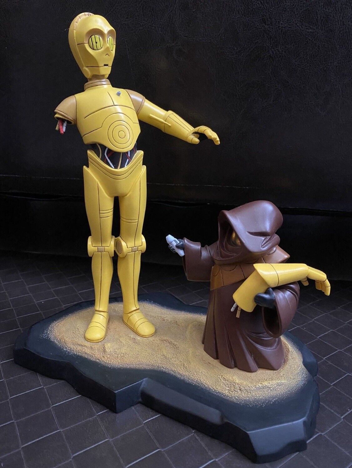 Threepio Animated Maquette Gentle Giant Jawa And C-3PO