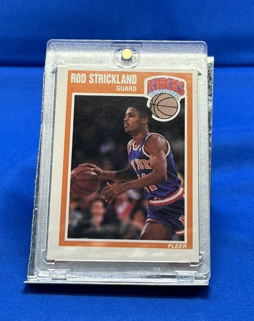 Rod Strickland New York Knicks 19891990 Fleer 104 eBay