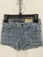 Arizona Girls Size 6 Reg Shortie Shorts Blue TW-3533 