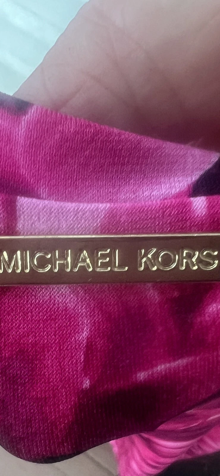 Abito slip on floreale Michael Kors taglia BUE nuovo