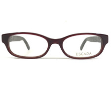 Escada Eyeglasses Frames E1069 Shiny Dark Red Brown Marble 51-18-140