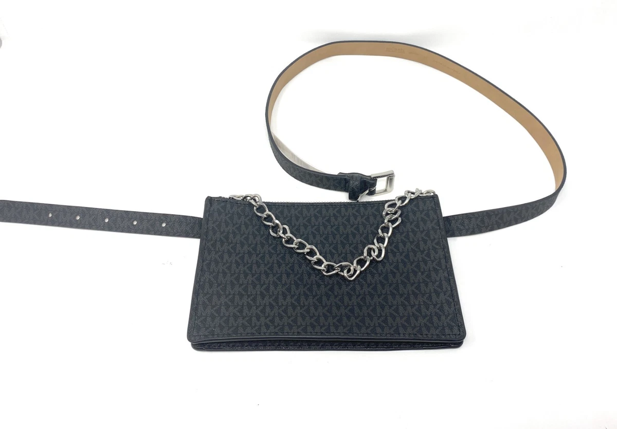 Michael kors best sale silver chain bag