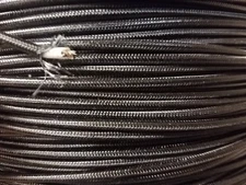 SRML BLACK 10 AWG 100' FT FIBER GLASS BRAID APPLIANCE HI TEMP WIRE MOTOR LEAD