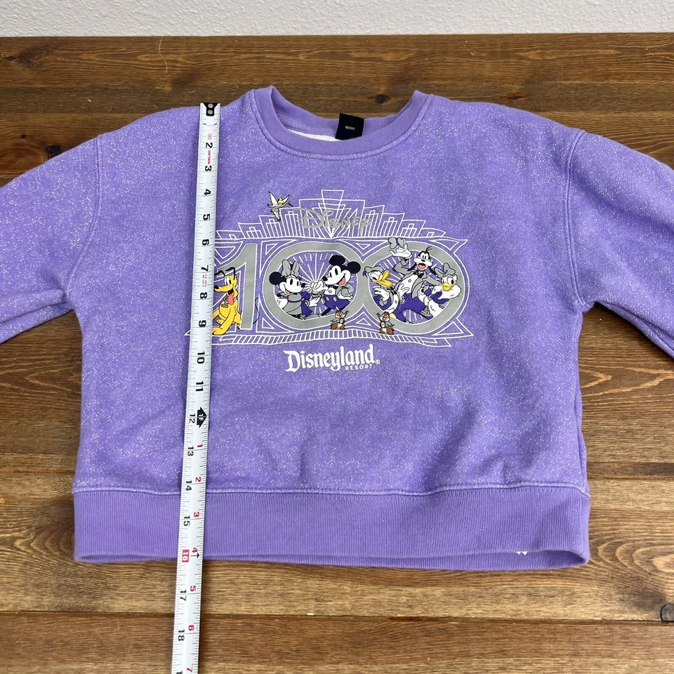 Толстовка блестящая Disney Parks для девочек 100-летний юбилей Mickey Mouse & Friends 7 - Изображение 3 из 4
