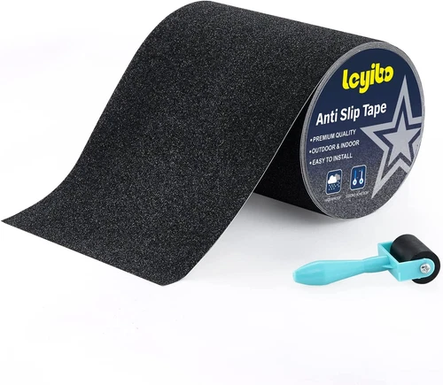 Anti Slip Traction Tape with Roller, 7 X 35 Ft ,Waterproof anti Skid Grit Roll - product listing photo