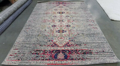 GREY / IVORY 6'-7'' X 9'-2'' Flaw in Rug Reduced Price 1172563596 MNC209T-6