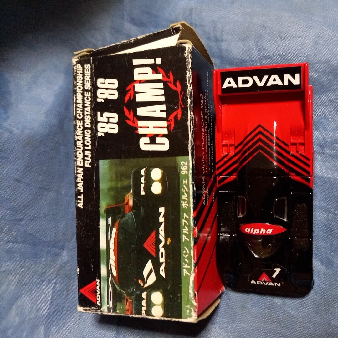 Tomica Advan Alpha Porsche 962 85 86 Champ 956 Made In Japan Tomica Advan Alpha Porsche 962 85 86 Champ 956 Made In Japan