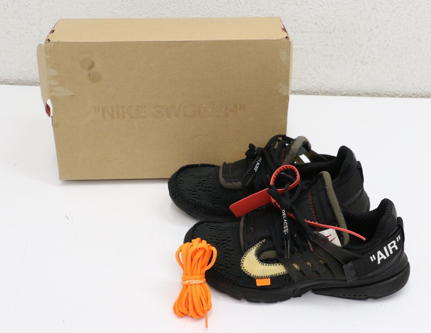 OFF WHITE X NIKE Nike Air Presto x Off White basse nere da uomo taglia 7 EUR 40 AA3830 002