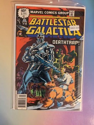BATTLESTAR GALACTICA #3 VOL. 1 HIGH GRADE NEWSSTAND MARVEL COMIC BOOK ...