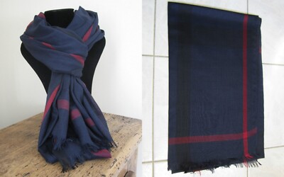 Écharpe Tartan Camel 93x196 Cm - Unisexe, 100% Viscose, Neuf Avec étiquettes
