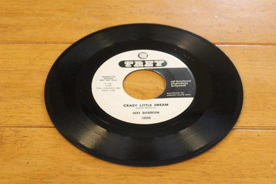 SUZY DICKERSON CRAZY LITTLE DREAM / DON'T TELL HIM I WANT TO KNOW 45RPM 7" PROMO - Image 2 of 4