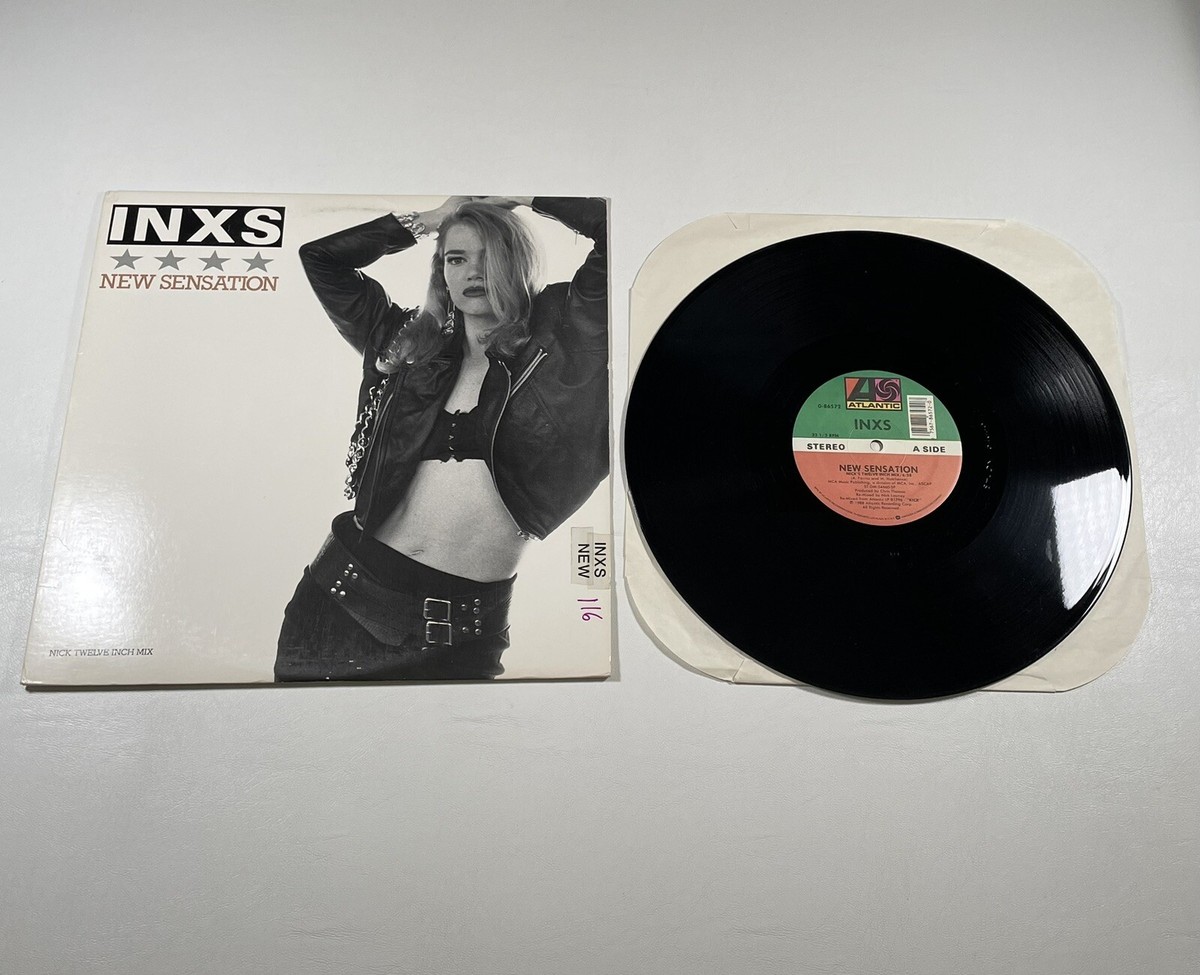 Vinyl Inxs New Sensation Nick Twelve Inch Mix Single 1988 Atlantic