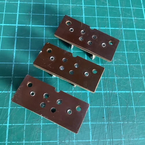 VINTAGE 4 PIN PAXOLIN LAUTSPRECHER STECKER BUCHSE - 1 STÜCK - TANNOY SILBER ROT GOLD HPD