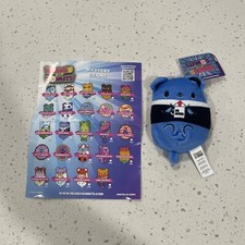 Bears VS Donuts Boss Bear 4" Bean Plush 2024 Unboxed