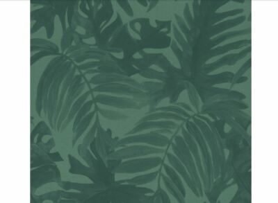 Rasch Textil Tapete Vlies Jungle Fever 138991 Dunkelgrün stylisch Palmblätter