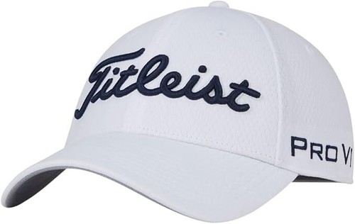 Casquette De Golf Titleist Tour Stretch Tech Pro V1 Bleu Marine L/XL Homme