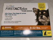 TEVRAPET FIRST ACT PLUS FOR DOGS 6-22LBS - 6 MONTHS SUPPLY 11736