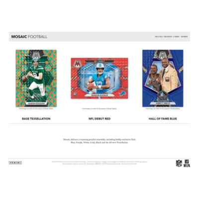 2023 Mosaic Football Color Variation Prizms RC NFL Debut PYC COMBINED SHIPPING!!