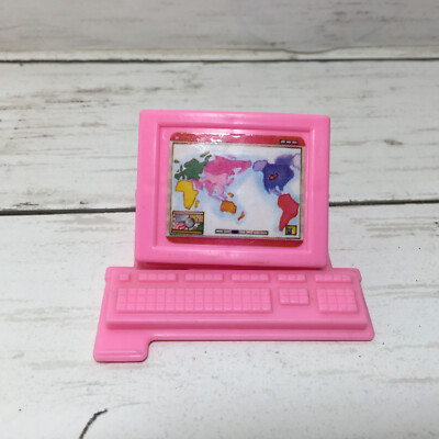 Computer Monitor PC Replacement Pieces for Mattel Barbie Family Cottage 1998