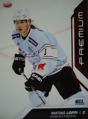 183 Matias Loppi Hamburg Freezers DEL 2009-10 Premium Bronze