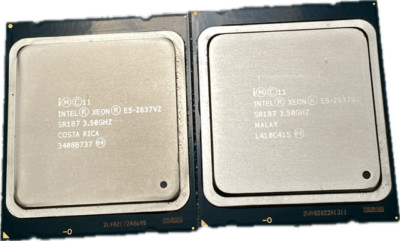 Lot Of 2 Intel Xeon E5-2637 v2 3.5GHz Quad-Core CPUs