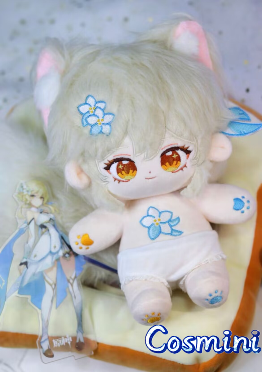 Anime Genshin Impact Lumine 20cm Plush Doll Dress up Toy Plushie Game | eBay