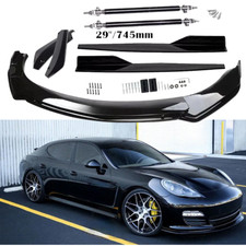 Front Rear Bumper Lip Spoiler Splitter Body Kit Side Skirt For Porsche Panamera