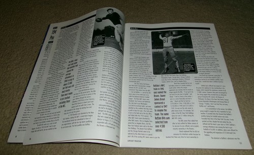 Rare 1996 Vintage BUFFALO BILLS Gameday PROGRAM Bryce Paup/BUFFALO BISONS AAFC - Picture 6 of 8