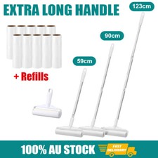 Sticky Lint Roller & Refill Roller Dog Cat Hair Remover Sofa Floor Dust Cleaning