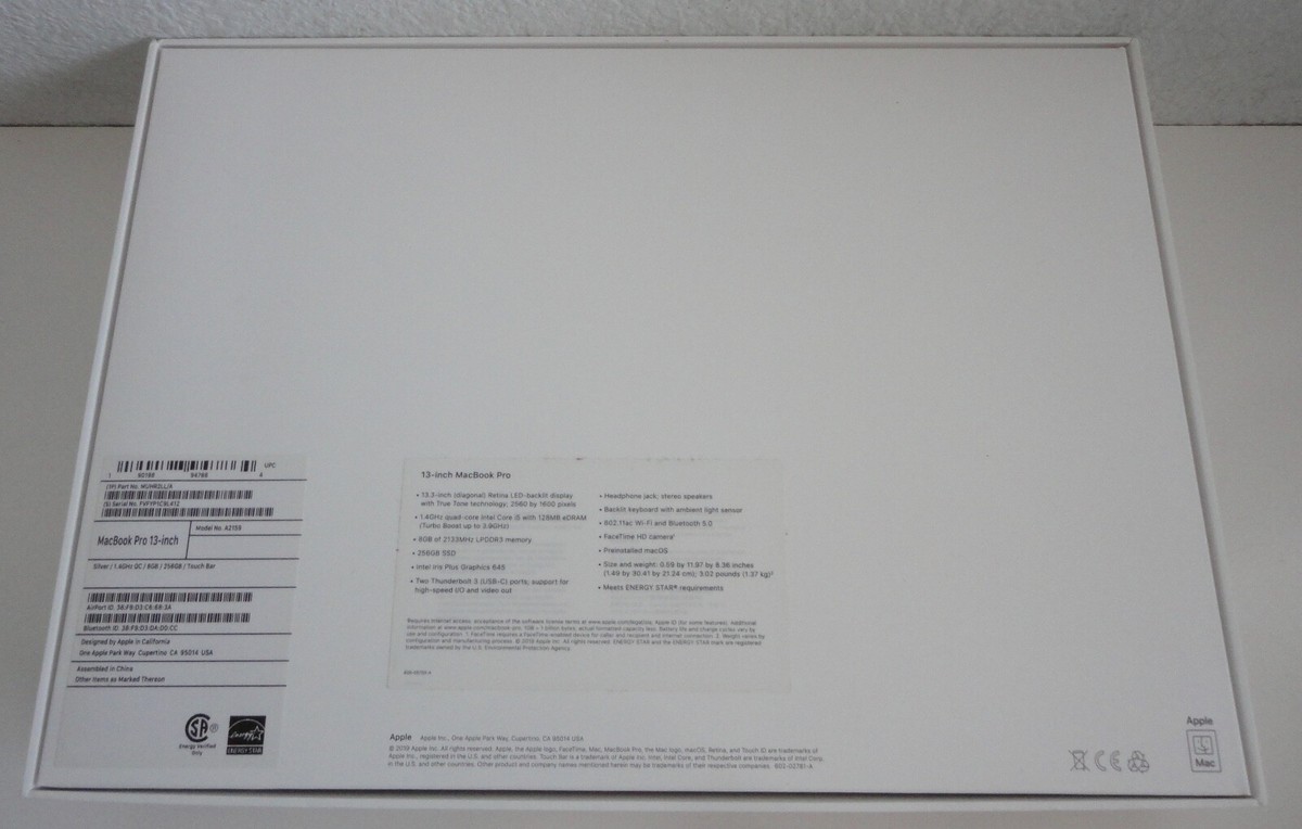 MacBook Pro （13-inch,2019）　本体、ケーブル、箱 Amazon.co.jp: DCパワージャック I/O USB-Cボードフレックス