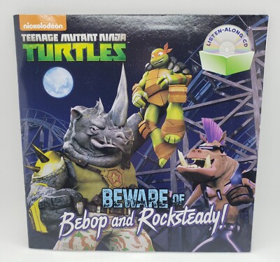 TMNT Teenage Mutant Ninja Turtles Beware of Bebop and Rocksteady - Book & CD