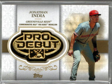 2019 Topps Pro Debut Distinguished Debut Medallions #DDJI Jonathan India /99