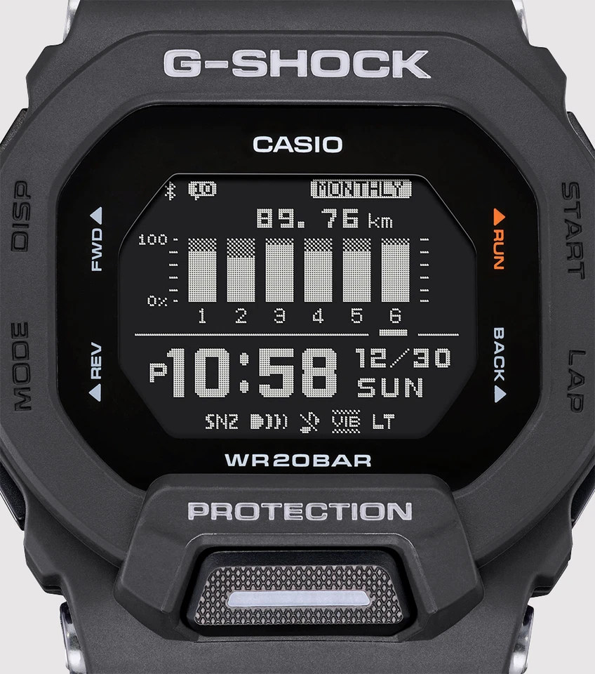 Casio G-SHOCK GBD-200-1ER Bluetooth Steptracker Training Planner - 149eu list - Imagen 2 de 4