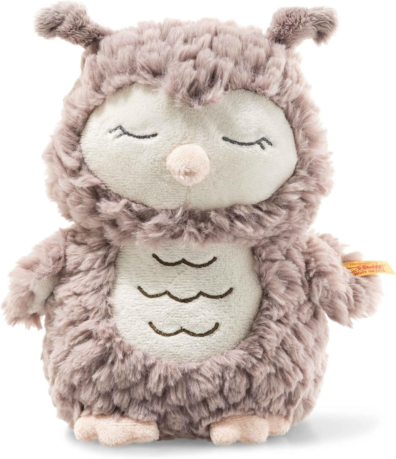 Steiff Soft Cuddly Friends Ollie Owl, Rose Brown, 23 cm