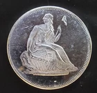 Seated Liberty Type Eagle Mint Rare Bullion-999 Silver 1 Ounce Oz Art Round Coin
