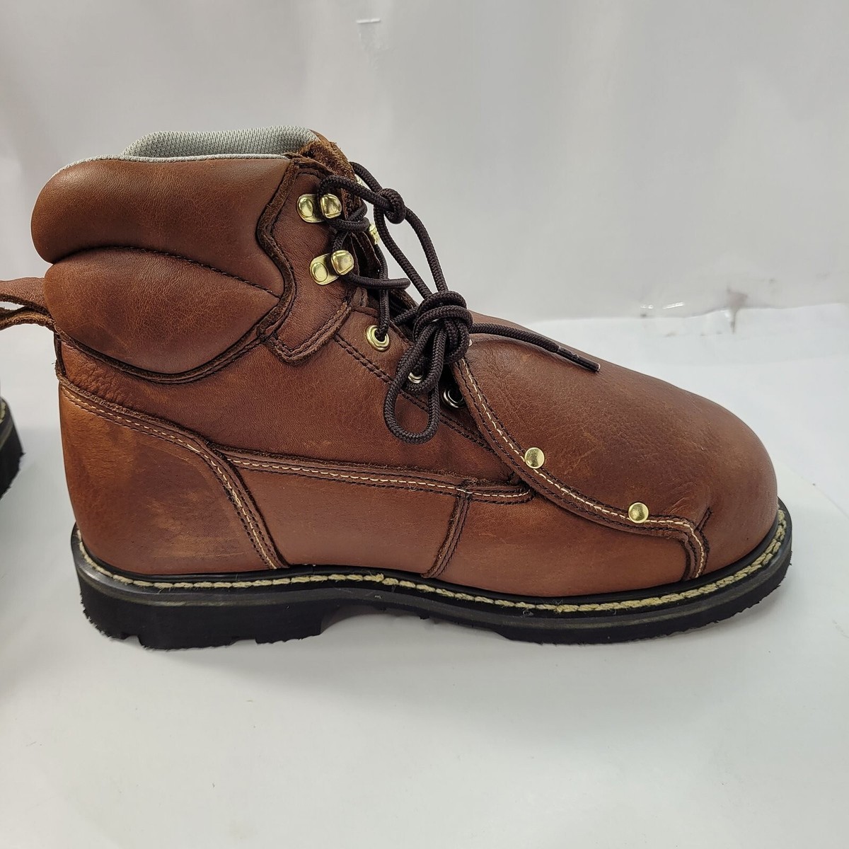 Iron Age Leather Steel Toe Met Guard Work Boots Groundbreaker Size 11.5 NIB Iron Age Groundbreaker IA5016 - Men main image 3