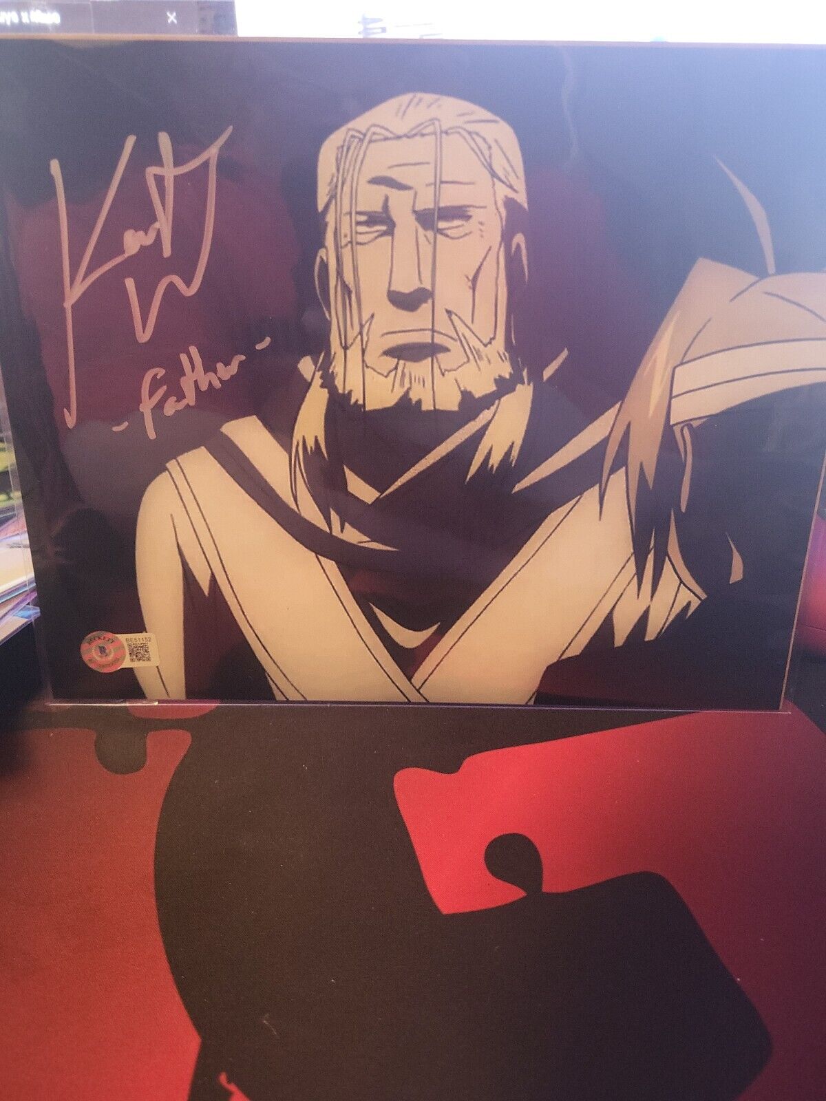 Kent Williams Anime Autograph as Father Fullmetal Alchemist 8x10 Photo  Beckett