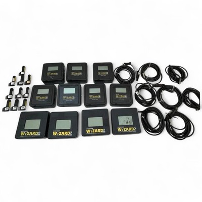 Lot of 11 Untested Dickson Wizard 2 Wireless Temp & Humidity Loggers + Antennas