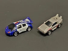 Vintage Funrise Back to the Future 2 Police Car and Delorean Time Machine