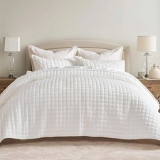 Luxury Velvet Quilt Set Twin/Twin XL Size Bedding Sets, Ultra Soft Velvet