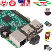 Ultra Portable USB Microphone for Raspberry Pi - Noise-Canceling Compact