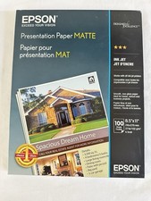 Epson Presentation Paper Matte 8.5x11 S041062 - 100 Sheets