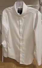 KENNETH COLE AWEARNESS MEN'S DRESS SHIRT WHITE 14 1/2 32/33 SLIM FIT NON IRON
