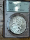 1881-S $1 Morgan Dollar MS63 !!OLD GREEN HOLDER-RATTLER!!
