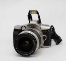 Minolta Maxxum 4 SLR 35mm film camera With 28-100mm lens, Silver - Tested