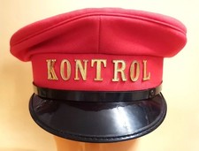 Mütze KONTROL red hat CONTROL cinema, theater, wedding, fun, company, factory